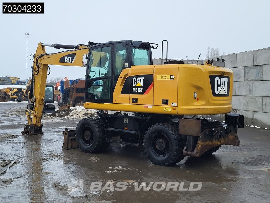 Mobilbagger Türe ait Caterpillar M316 F M316F, Gebrauchtmaschine içinde Veghel (resim 5)