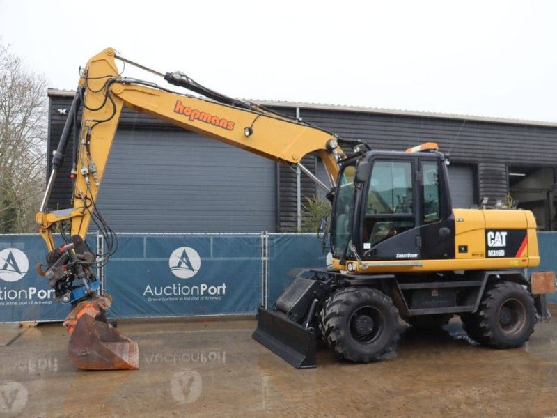Mobilbagger des Typs Caterpillar M316D, Gebrauchtmaschine in Antwerpen (Bild 1)