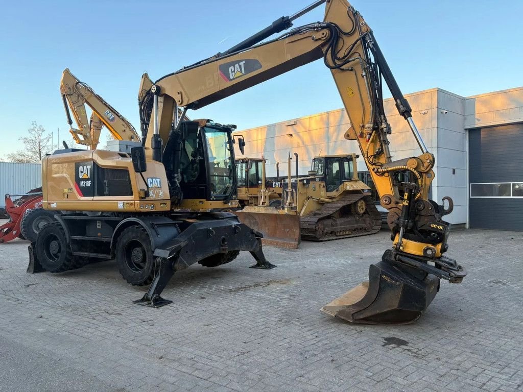 Mobilbagger van het type Caterpillar M318F, Gebrauchtmaschine in Doetinchem (Foto 8)