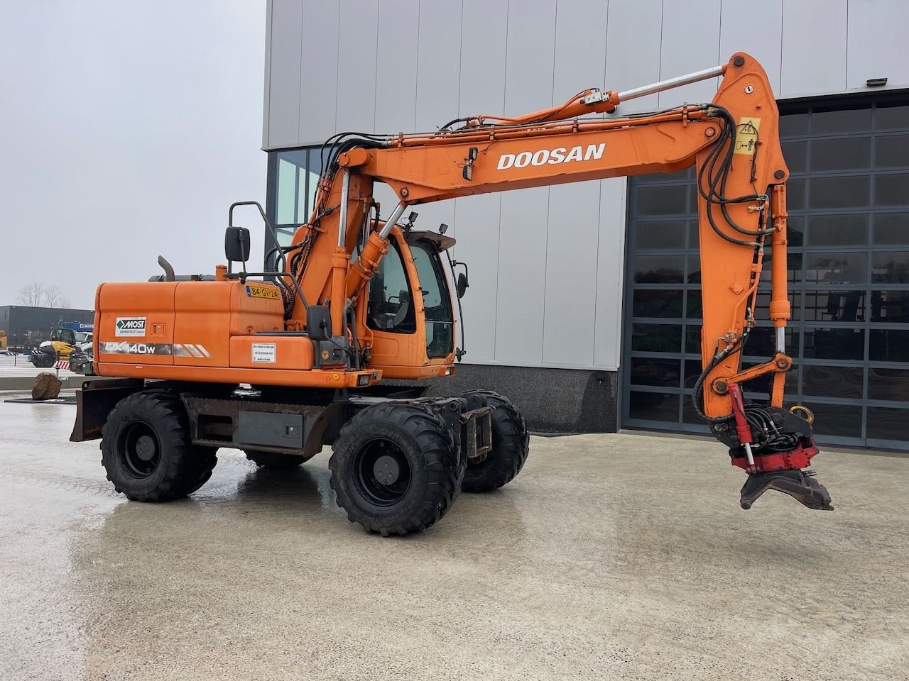 Mobilbagger a típus Doosan DX140W, Gebrauchtmaschine ekkor: Holten (Kép 3)