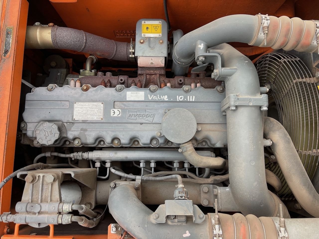 Mobilbagger a típus Doosan DX140W, Gebrauchtmaschine ekkor: Holten (Kép 9)