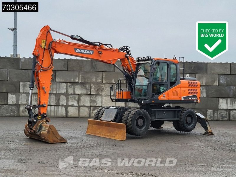 Mobilbagger typu Doosan DX160 W-5 DX160W, Gebrauchtmaschine v Veghel (Obrázok 1)