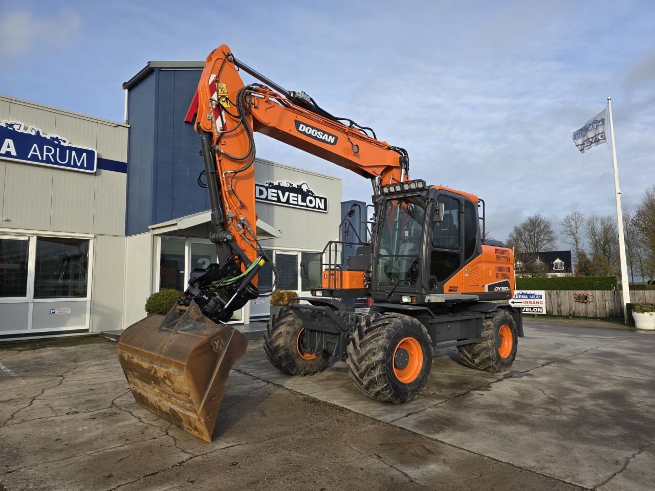 Mobilbagger typu Doosan DX160W-5, Gebrauchtmaschine v Arum (Obrázek 5)