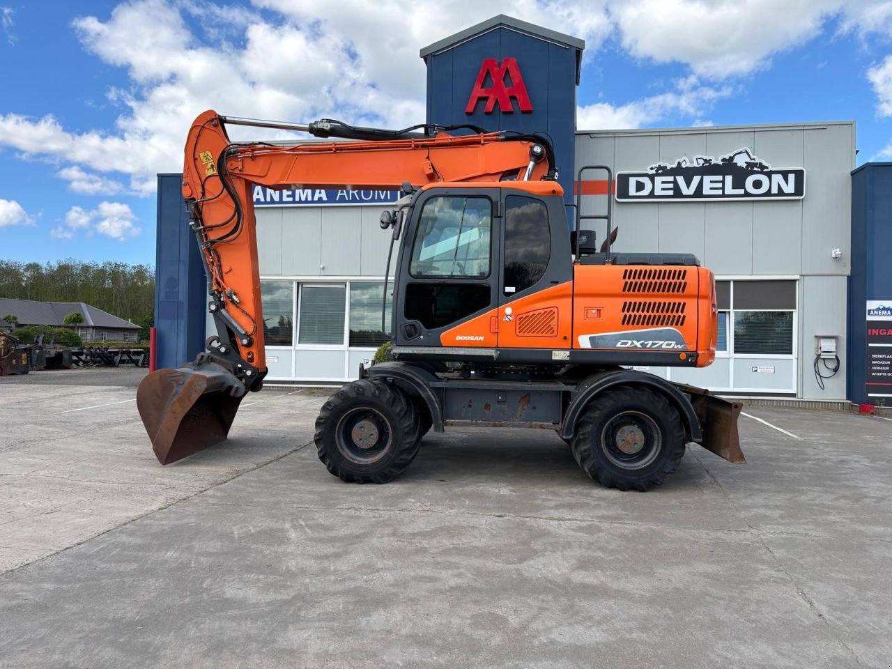 Mobilbagger типа Doosan DX170W-5, Gebrauchtmaschine в Arum (Фотография 1)