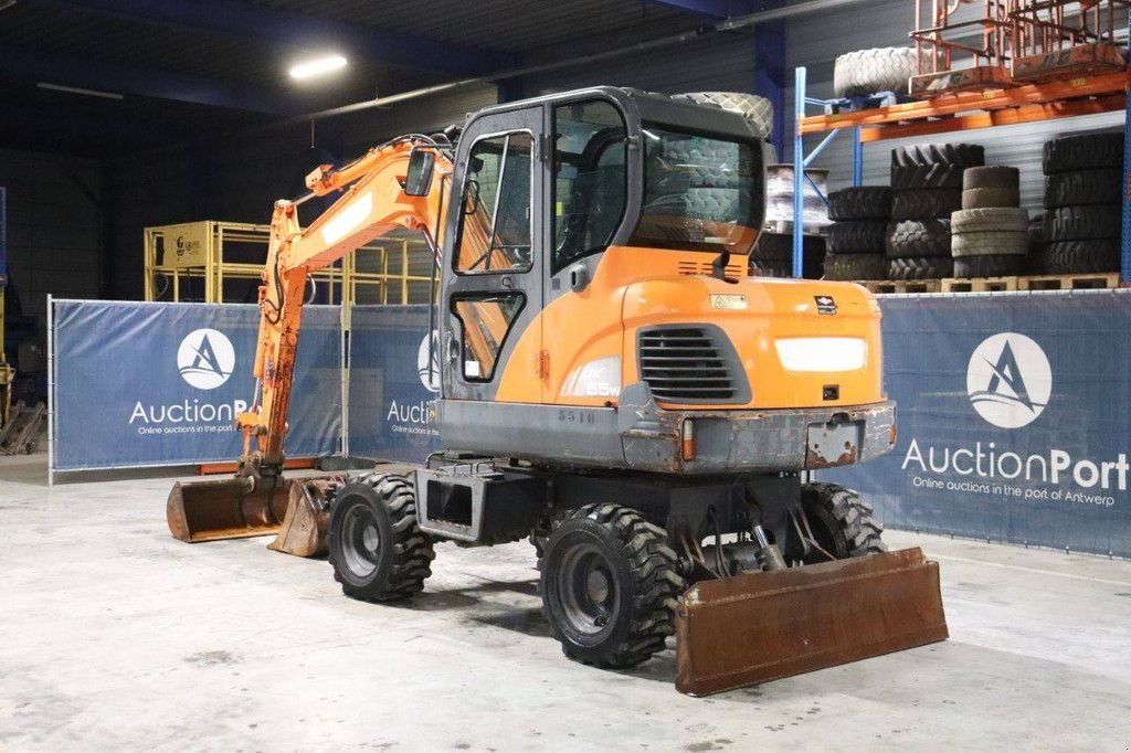 Mobilbagger a típus Doosan DX55WK, Gebrauchtmaschine ekkor: Antwerpen (Kép 3)