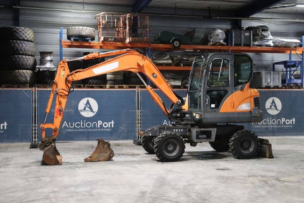 Mobilbagger a típus Doosan DX55WK, Gebrauchtmaschine ekkor: Antwerpen (Kép 1)