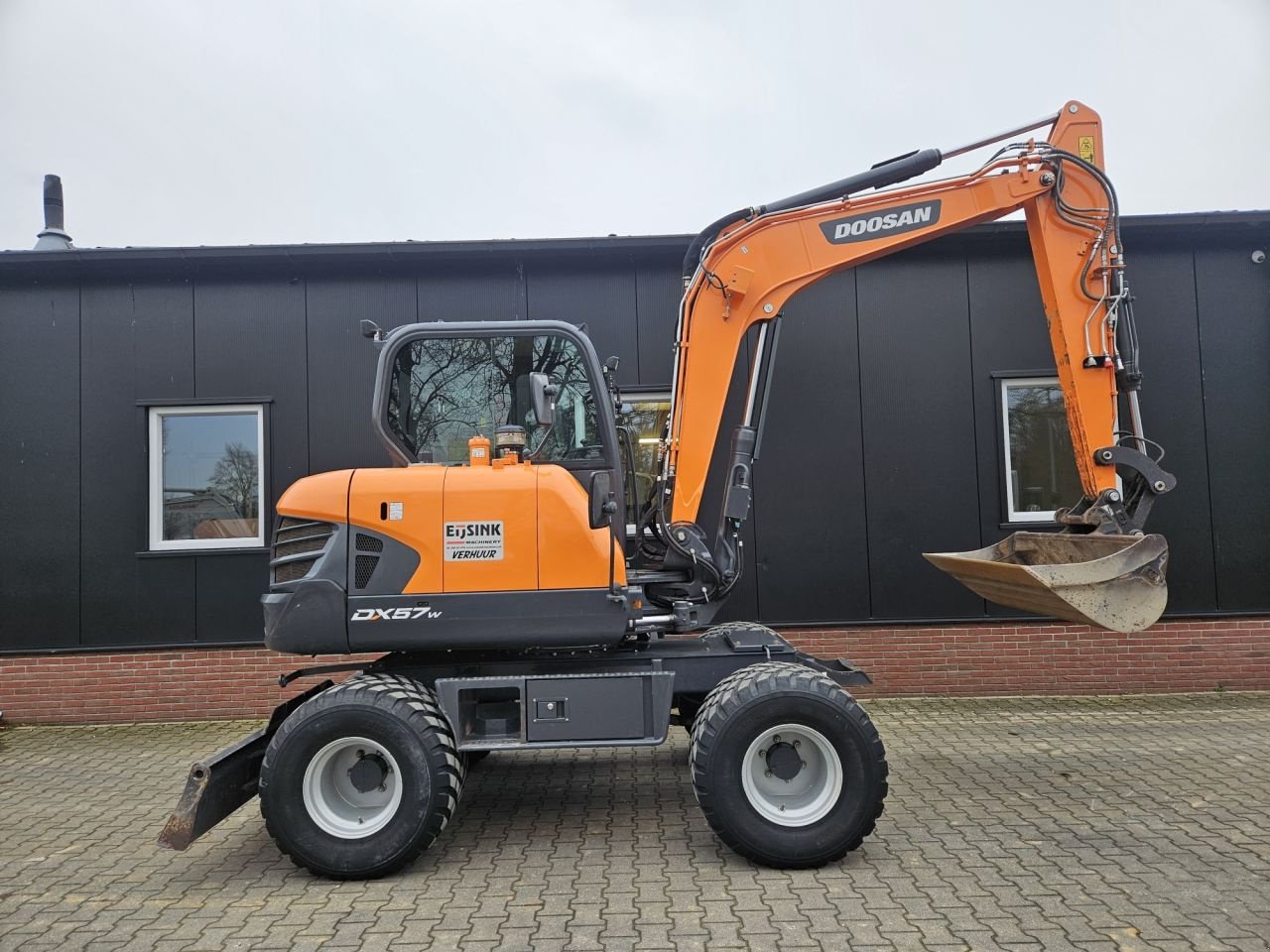 Mobilbagger typu Doosan DX57W, Gebrauchtmaschine v Haaksbergen (Obrázek 3)