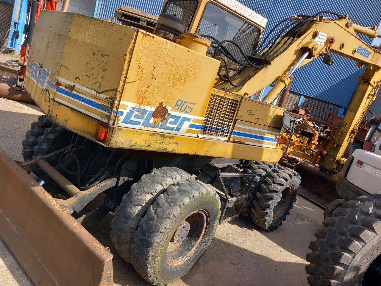 Mobilbagger za tip Eder 805M, Gebrauchtmaschine u Alblasserdam (Slika 3)