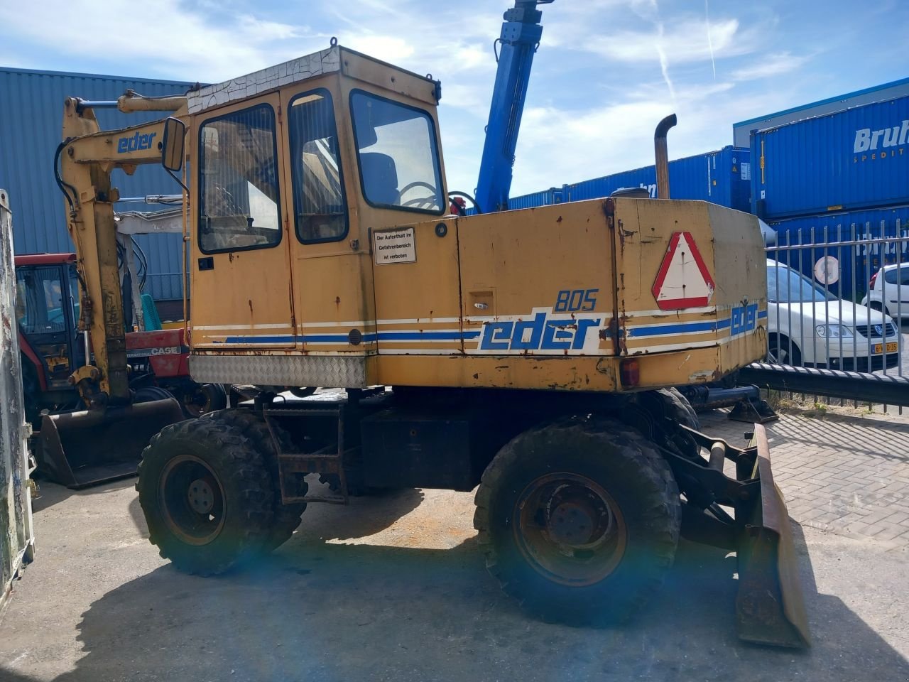 Mobilbagger za tip Eder 805M, Gebrauchtmaschine u Alblasserdam (Slika 1)