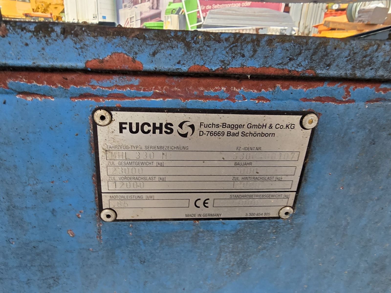 Mobilbagger of the type Fuchs MHL330, Gebrauchtmaschine in Gabersdorf (Picture 9)