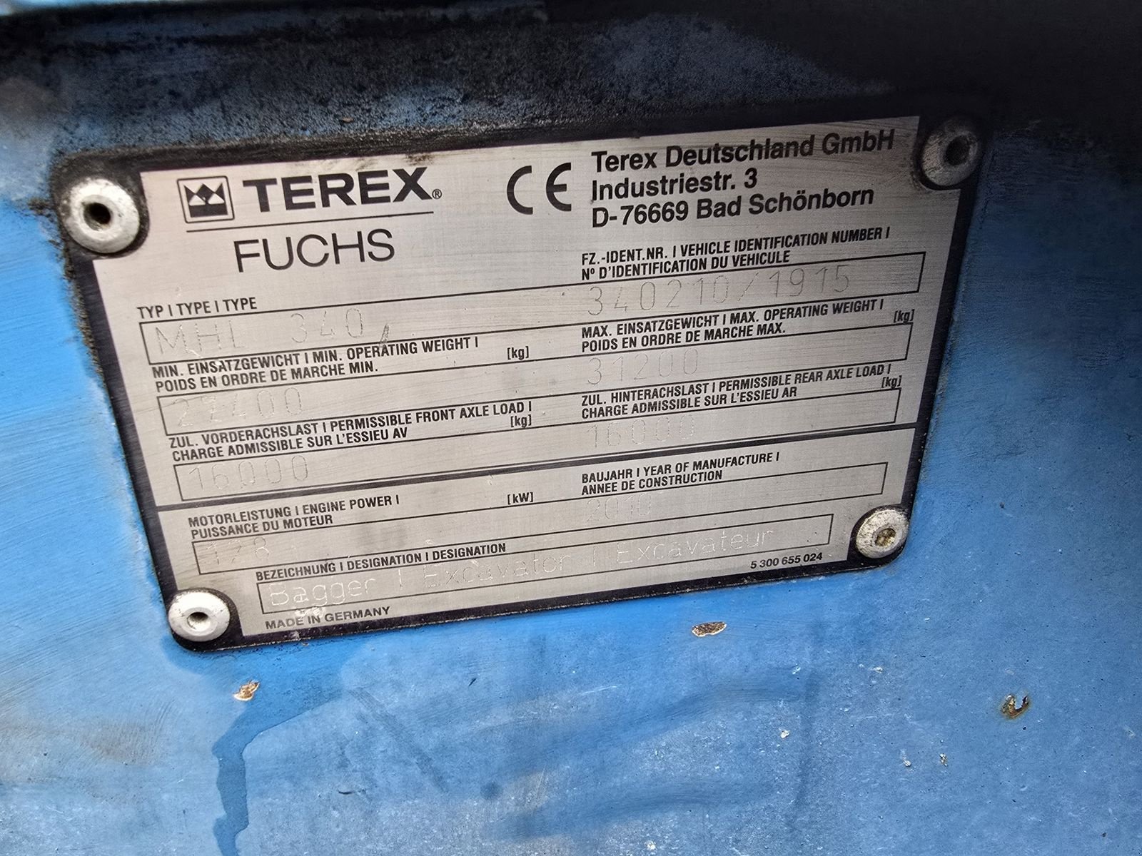 Mobilbagger του τύπου Fuchs MHL340, Gebrauchtmaschine σε Gabersdorf (Φωτογραφία 12)