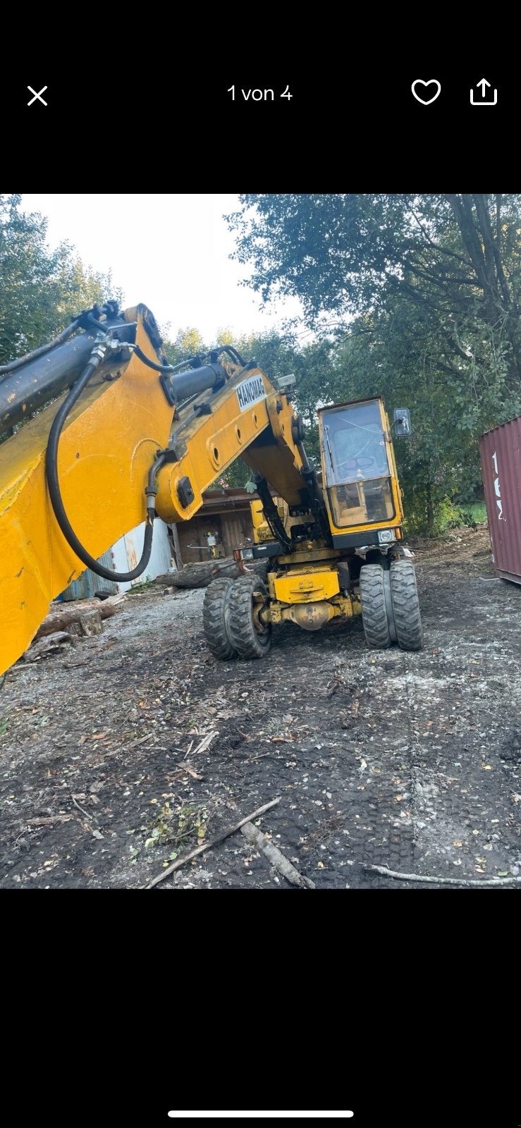 Mobilbagger typu Hanomag 450 E, Gebrauchtmaschine v Sonnen (Obrázek 2)