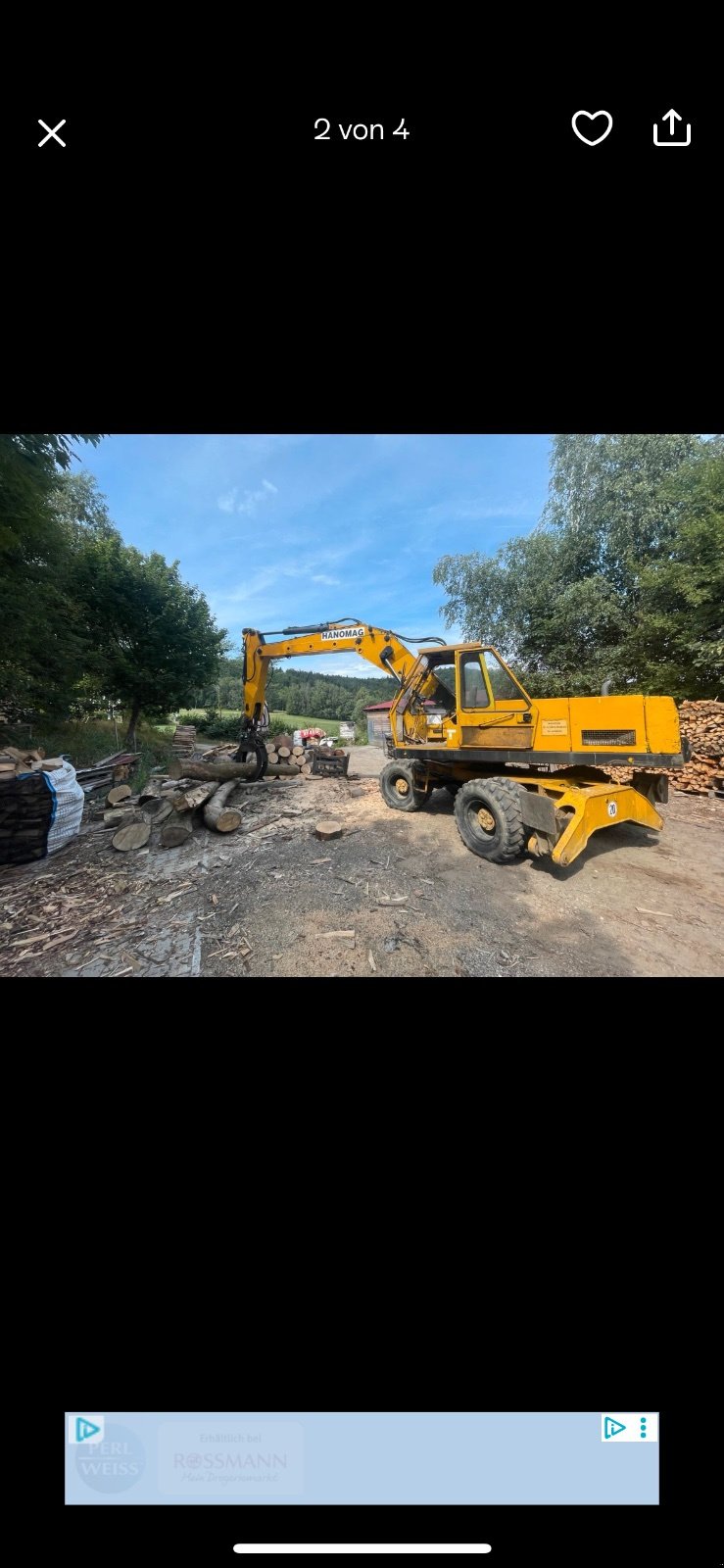 Mobilbagger typu Hanomag 450 E, Gebrauchtmaschine v Sonnen (Obrázek 3)