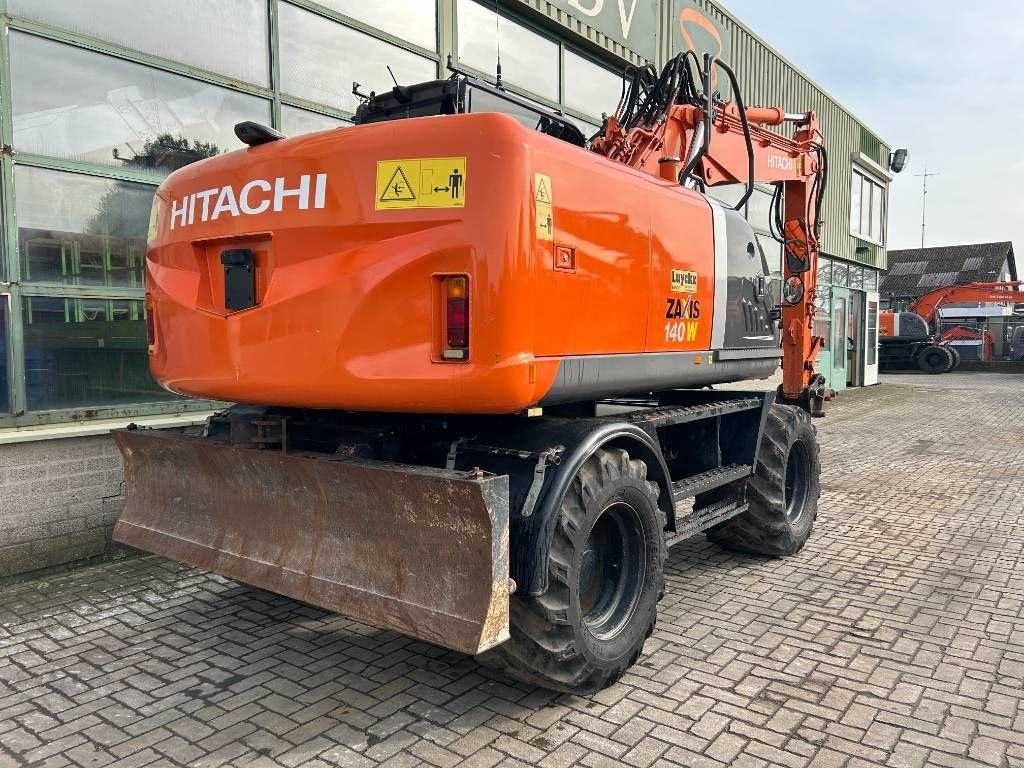 Mobilbagger typu Hitachi ZX 140 W-3, Gebrauchtmaschine v Roosendaal (Obrázek 8)