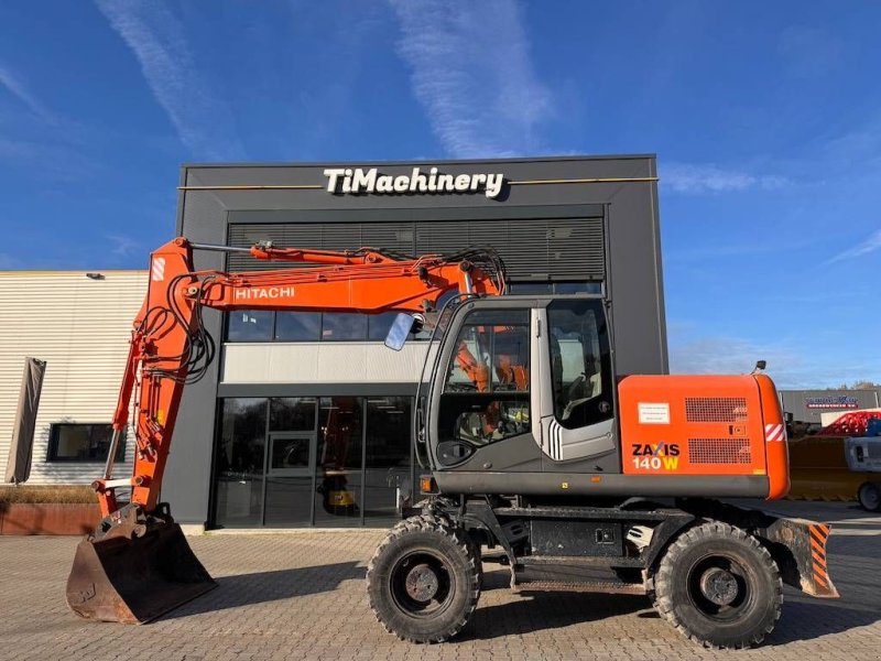 Mobilbagger типа Hitachi ZX 140 W-3, Gebrauchtmaschine в Oud Gastel