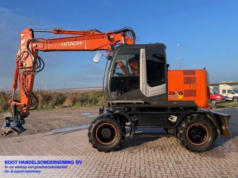 Mobilbagger typu Hitachi ZX 145W-3 (Rototilt) Good Working!, Gebrauchtmaschine v Nieuwerkerk aan den IJssel (Obrázek 2)