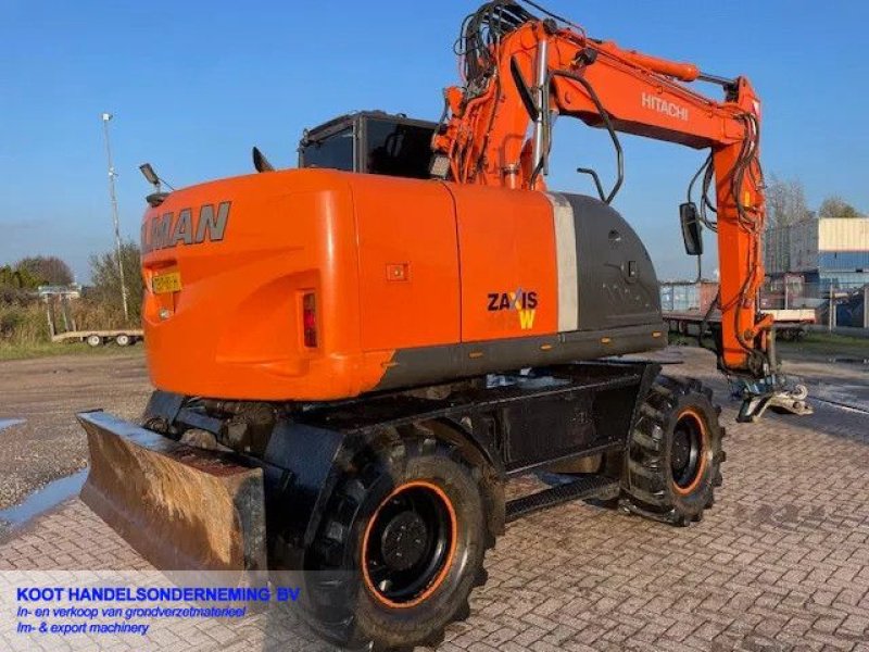 Mobilbagger typu Hitachi ZX 145W-3 (Rototilt) Good Working!, Gebrauchtmaschine v Nieuwerkerk aan den IJssel (Obrázek 7)