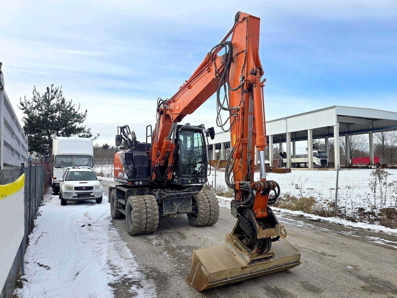 Mobilbagger a típus Hitachi ZX 155 W-7, Gebrauchtmaschine ekkor: Gabersdorf (Kép 3)