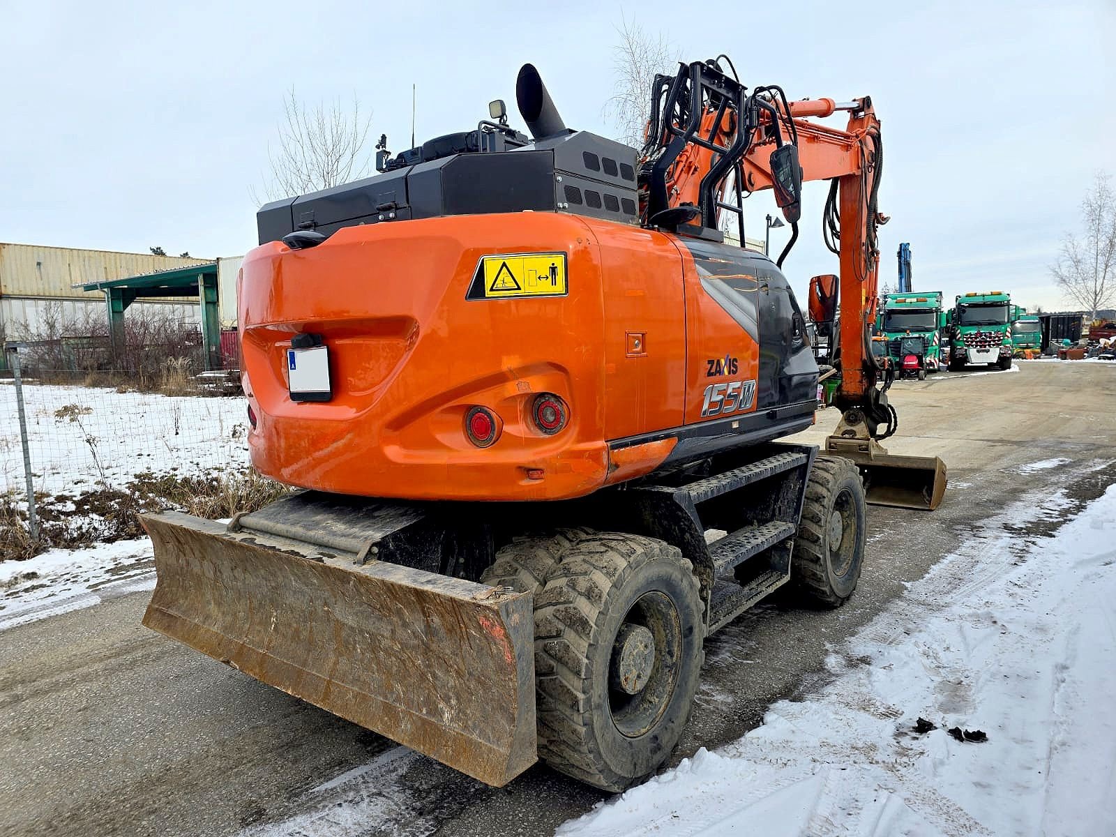 Mobilbagger a típus Hitachi ZX 155 W-7, Gebrauchtmaschine ekkor: Gabersdorf (Kép 4)