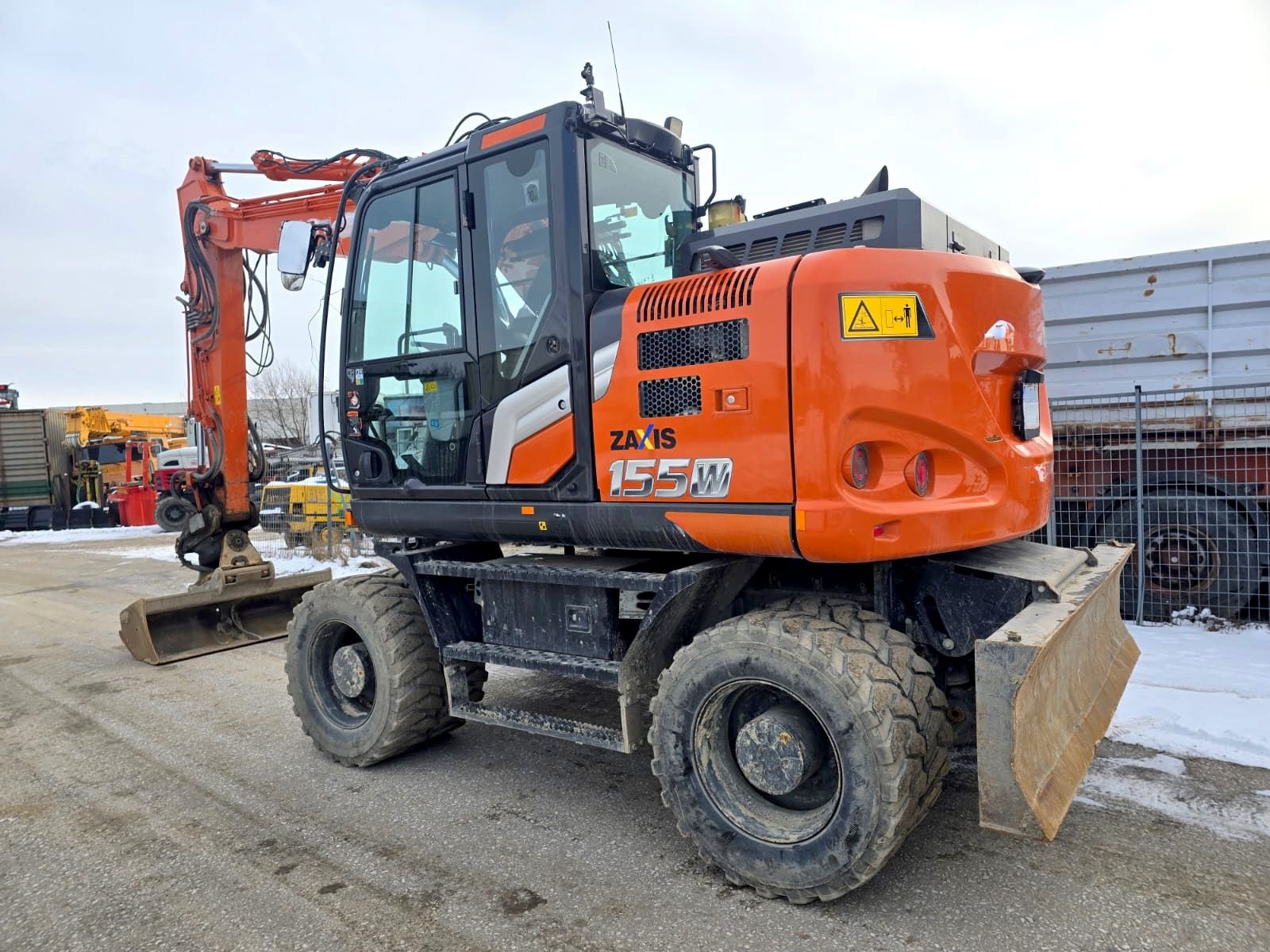 Mobilbagger a típus Hitachi ZX 155 W-7, Gebrauchtmaschine ekkor: Gabersdorf (Kép 5)