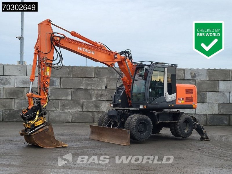 Mobilbagger typu Hitachi ZX140W -3, Gebrauchtmaschine v Veghel