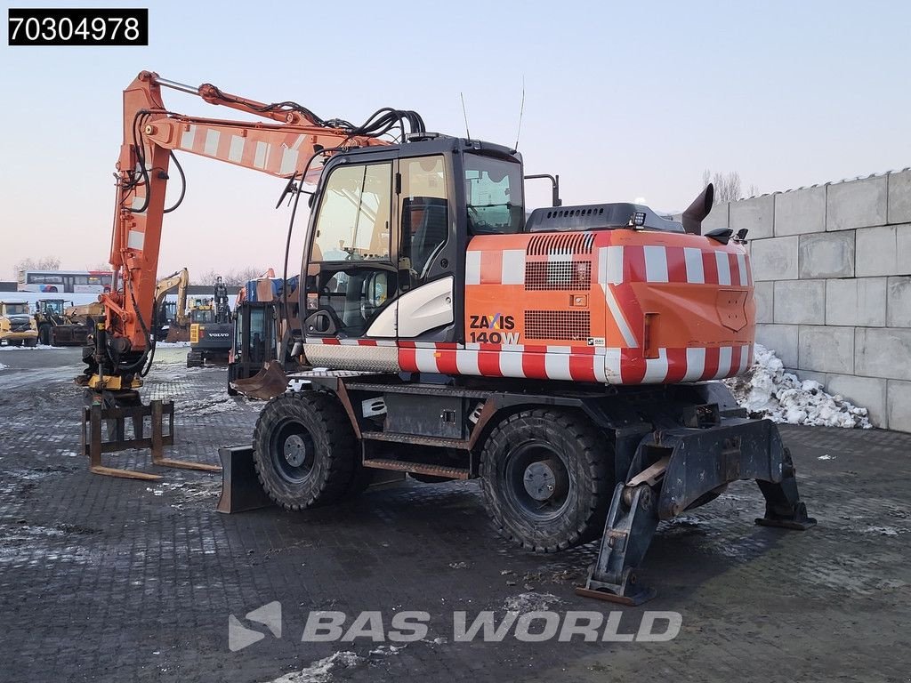 Mobilbagger типа Hitachi ZX140W -5B, Gebrauchtmaschine в Veghel (Фотография 5)