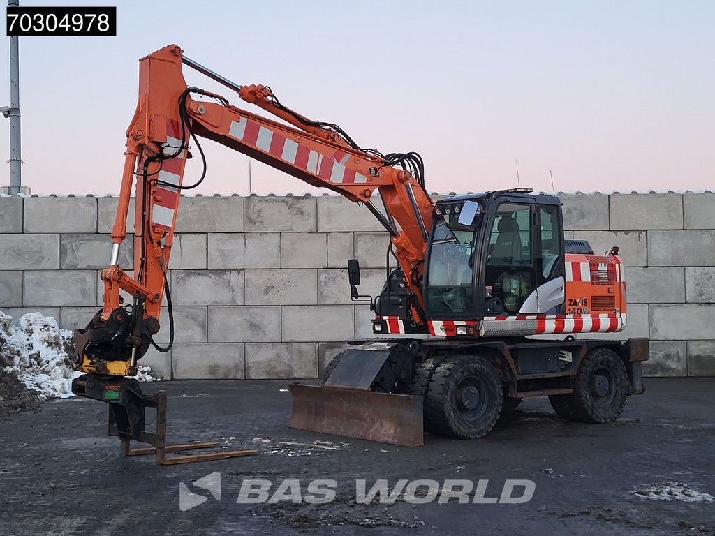 Mobilbagger типа Hitachi ZX140W -5B, Gebrauchtmaschine в Veghel (Фотография 7)