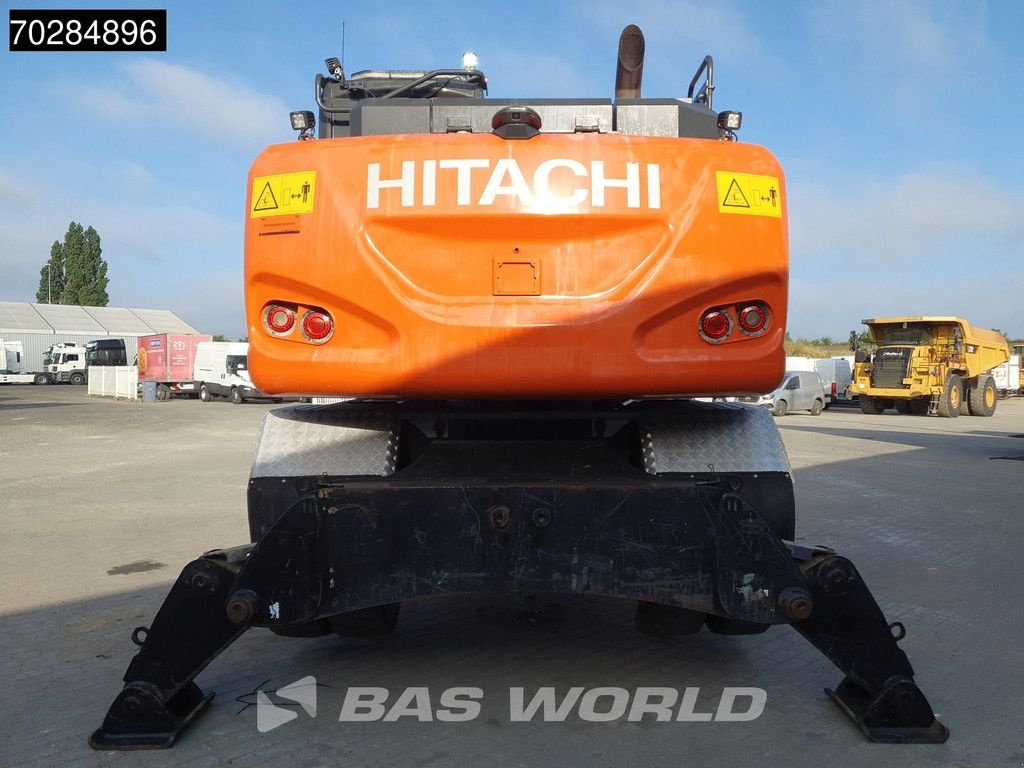 Mobilbagger typu Hitachi ZX140W -6 OUTRIGGERS + BLADE, Gebrauchtmaschine v Veghel (Obrázek 3)
