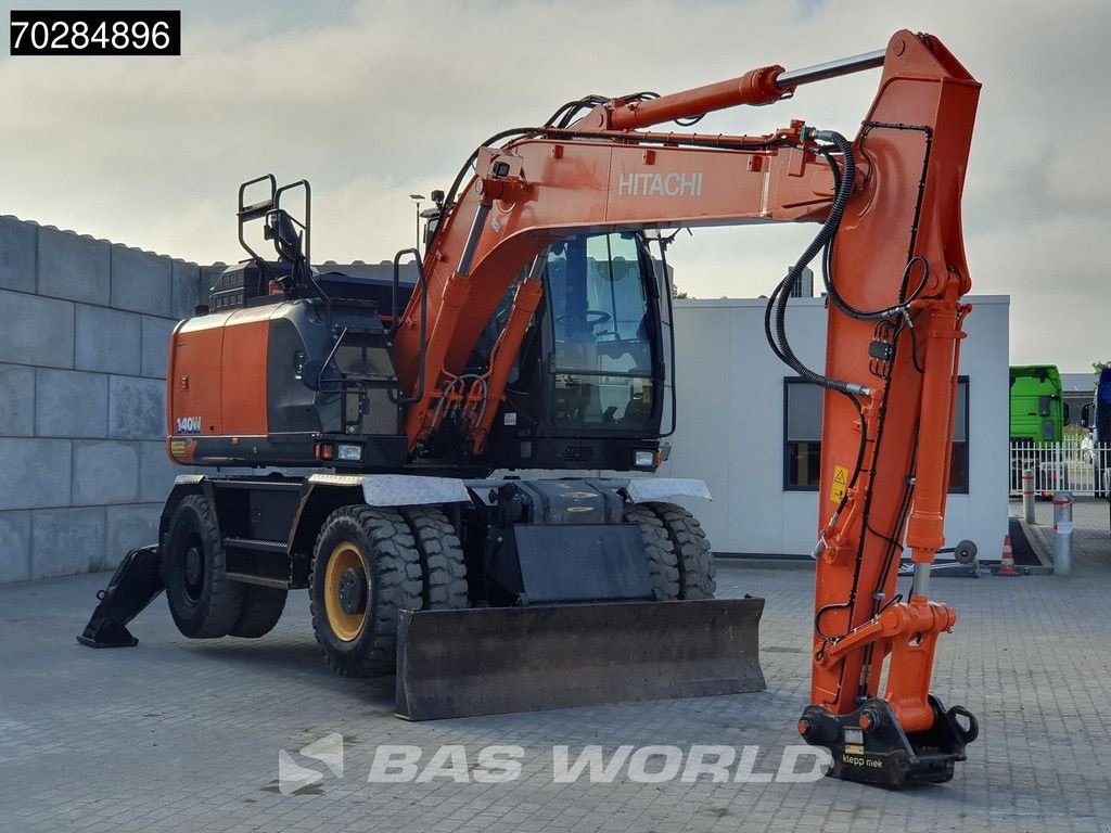 Mobilbagger typu Hitachi ZX140W -6 OUTRIGGERS + BLADE, Gebrauchtmaschine v Veghel (Obrázek 7)