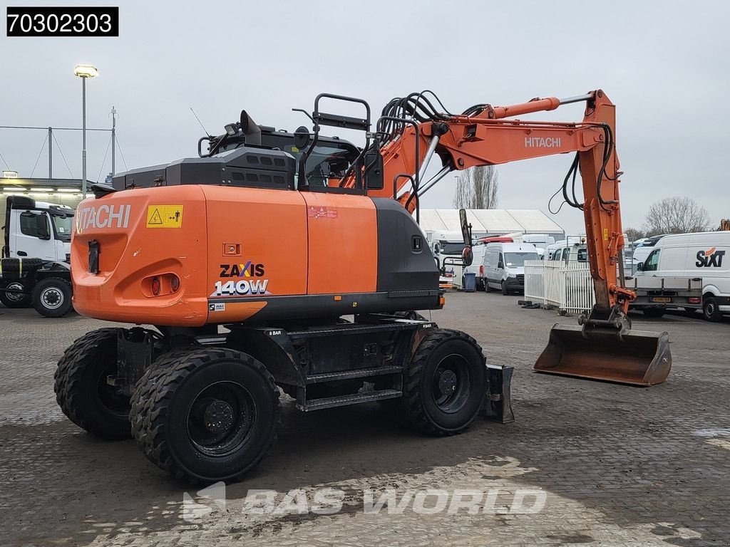 Mobilbagger типа Hitachi ZX140W -6, Gebrauchtmaschine в Veghel (Фотография 5)