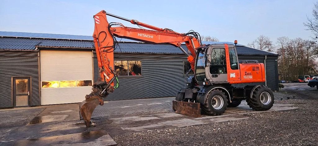 Mobilbagger типа Hitachi ZX160 W, Gebrauchtmaschine в Scharsterbrug (Фотография 1)