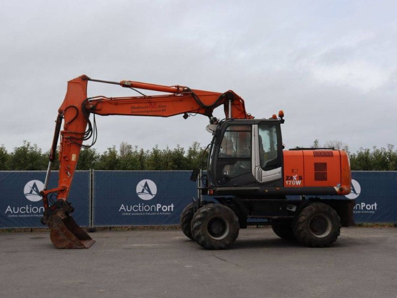 Mobilbagger des Typs Hitachi ZX170W-3, Gebrauchtmaschine in Antwerpen (Bild 1)
