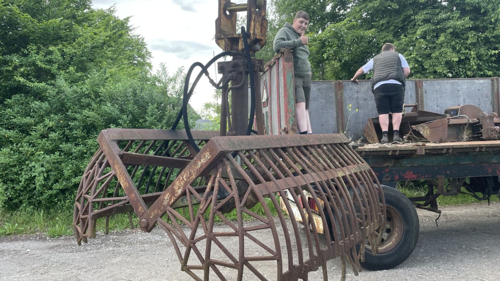 Mobilbagger des Typs Hydrema roekurv, Gebrauchtmaschine in øster ulslev (Bild 1)