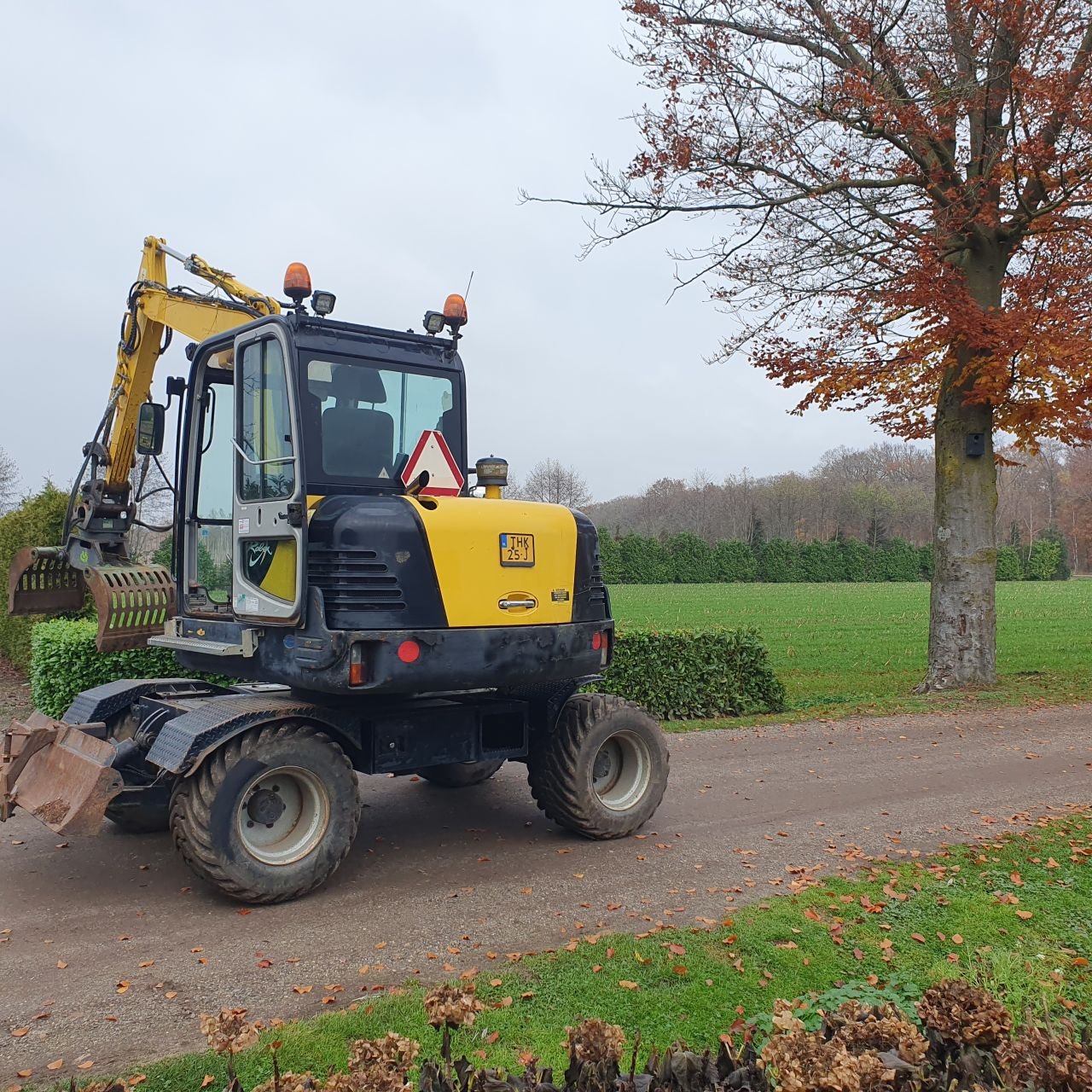 Mobilbagger typu Hyundai 55 w 7a, Gebrauchtmaschine v Oirschot (Obrázek 3)