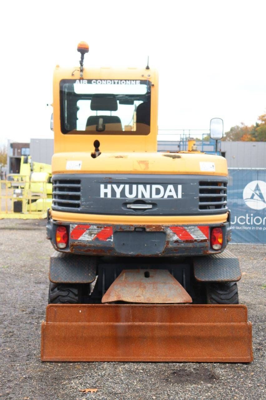 Mobilbagger типа Hyundai 55W-9, Gebrauchtmaschine в Antwerpen (Фотография 5)