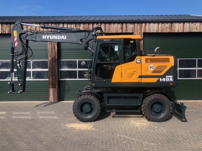 Mobilbagger van het type Hyundai HW140A, Neumaschine in Wijster (Foto 1)