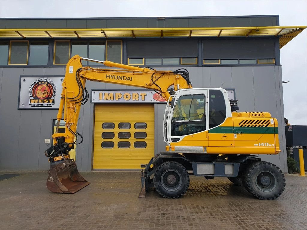 Mobilbagger del tipo Hyundai Robex 140W-9, Gebrauchtmaschine en Krabbendijke (Imagen 1)