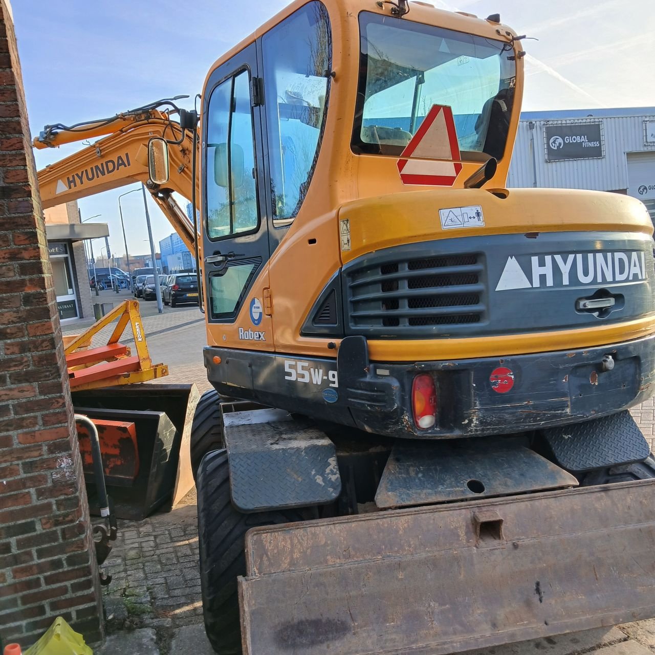 Mobilbagger typu Hyundai Robex 55w, Gebrauchtmaschine v Alblasserdam (Obrázek 3)