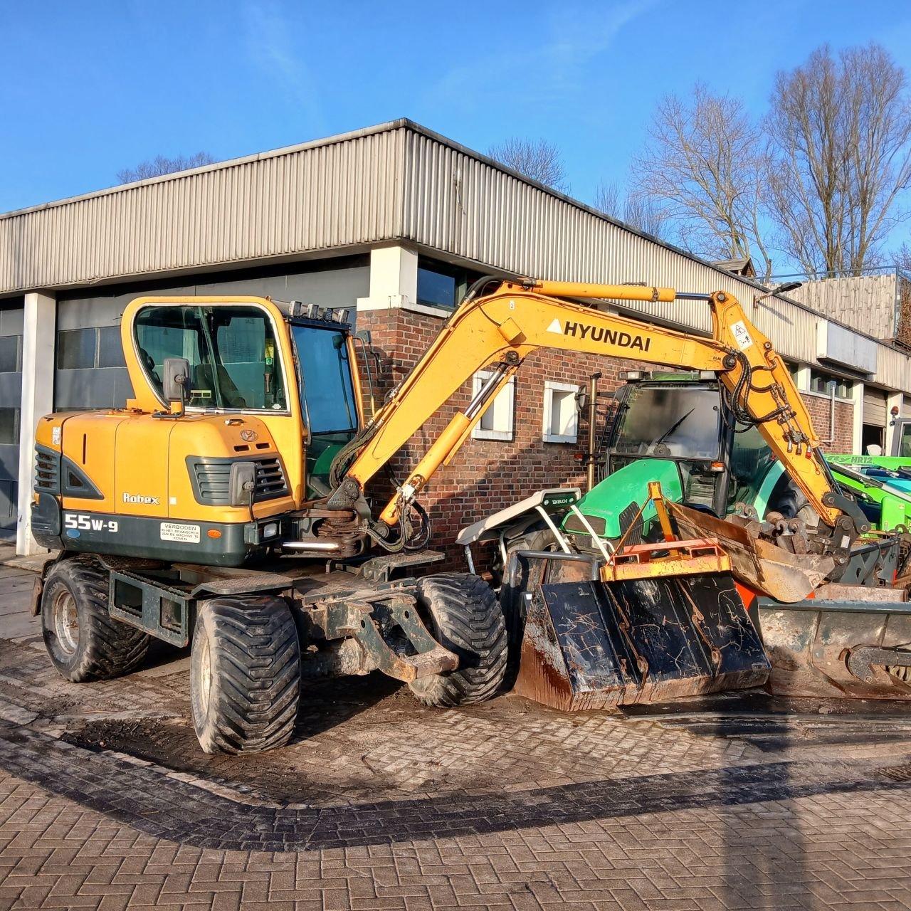 Mobilbagger typu Hyundai Robex 55w, Gebrauchtmaschine v Alblasserdam (Obrázek 1)