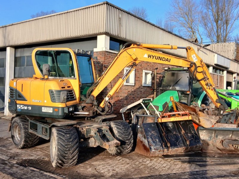 Mobilbagger του τύπου Hyundai Robex 55w, Gebrauchtmaschine σε Alblasserdam (Φωτογραφία 1)