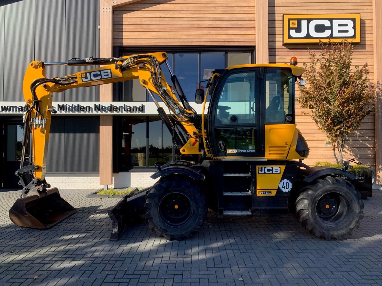 Mobilbagger des Typs JCB 110W, Gebrauchtmaschine in Barneveld (Bild 4)