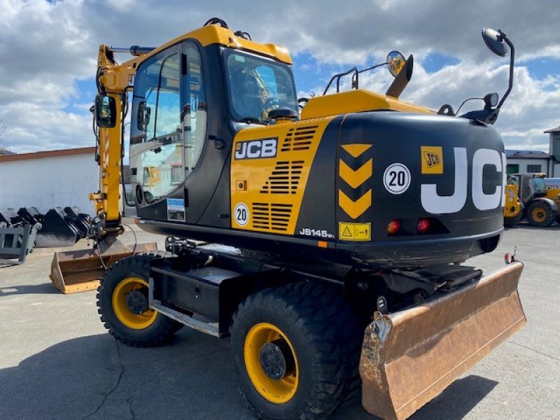 JCB JS 145 W, Gebrauchtmaschine, Baujahr: 2019, Betriebsstunden: 1516 Stunden (Bild 1) Mobilbagger des Typs JCB JS 145 W, Gebrauchtmaschine in Döllstädt (Bild 1)