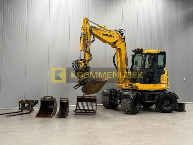 Mobilbagger Türe ait Komatsu PW 98 MR-10, Gebrauchtmaschine içinde Apeldoorn