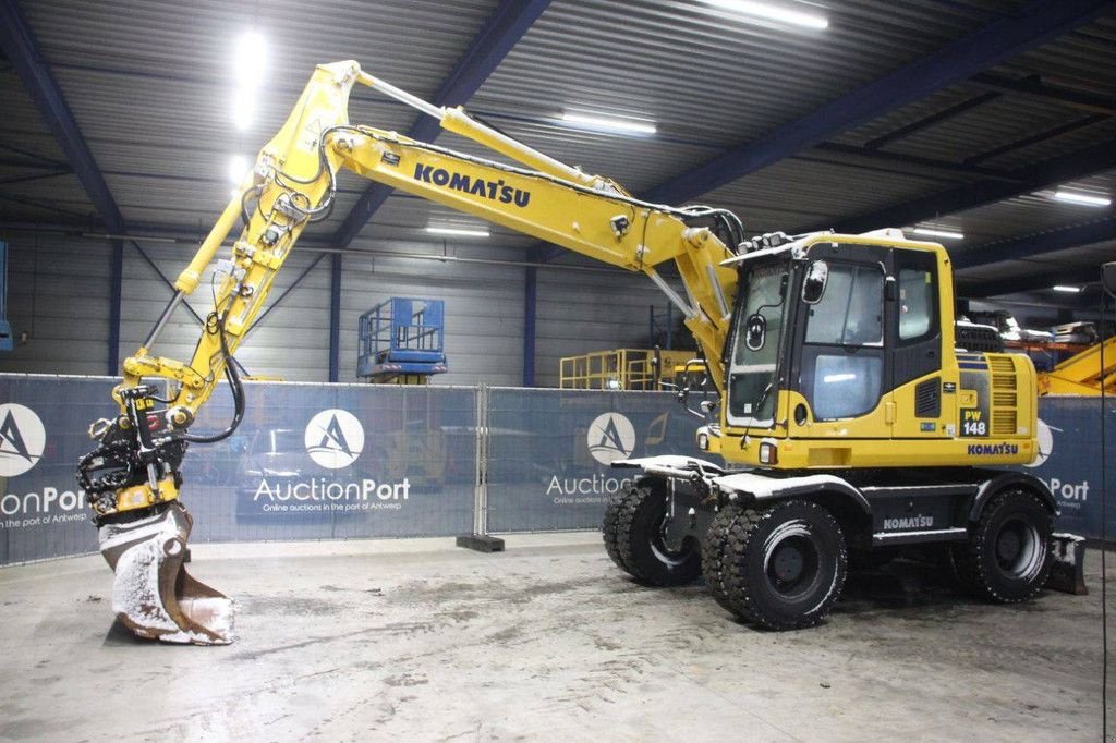 Mobilbagger του τύπου Komatsu PW148, Gebrauchtmaschine σε Antwerpen (Φωτογραφία 1)