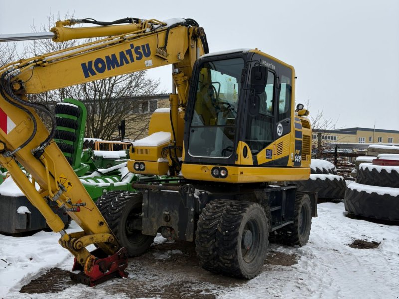 Mobilbagger del tipo Komatsu PW148, Gebrauchtmaschine en Zerbst / Anhalt