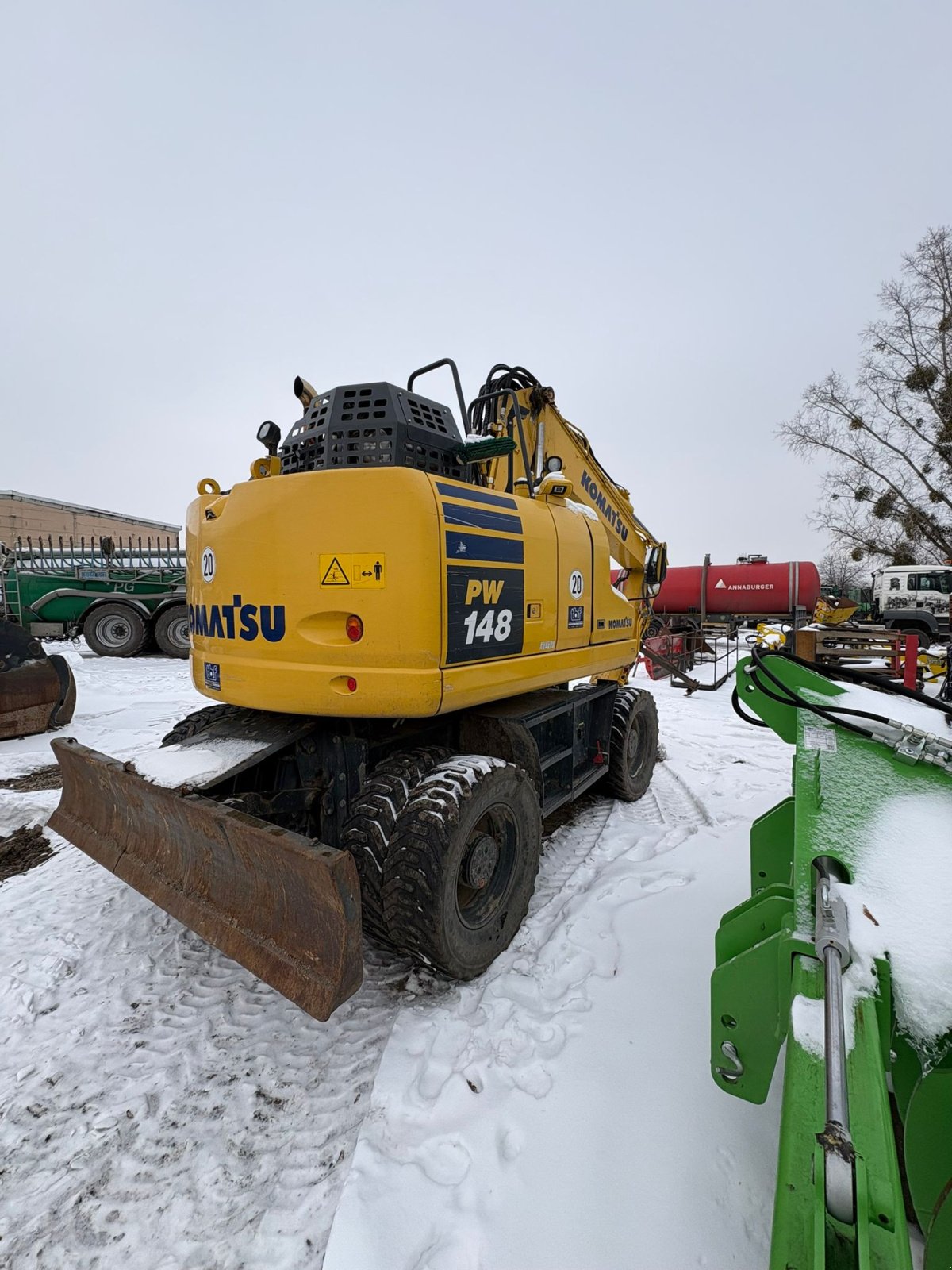 Mobilbagger del tipo Komatsu PW148, Gebrauchtmaschine en Zerbst / Anhalt (Imagen 4)