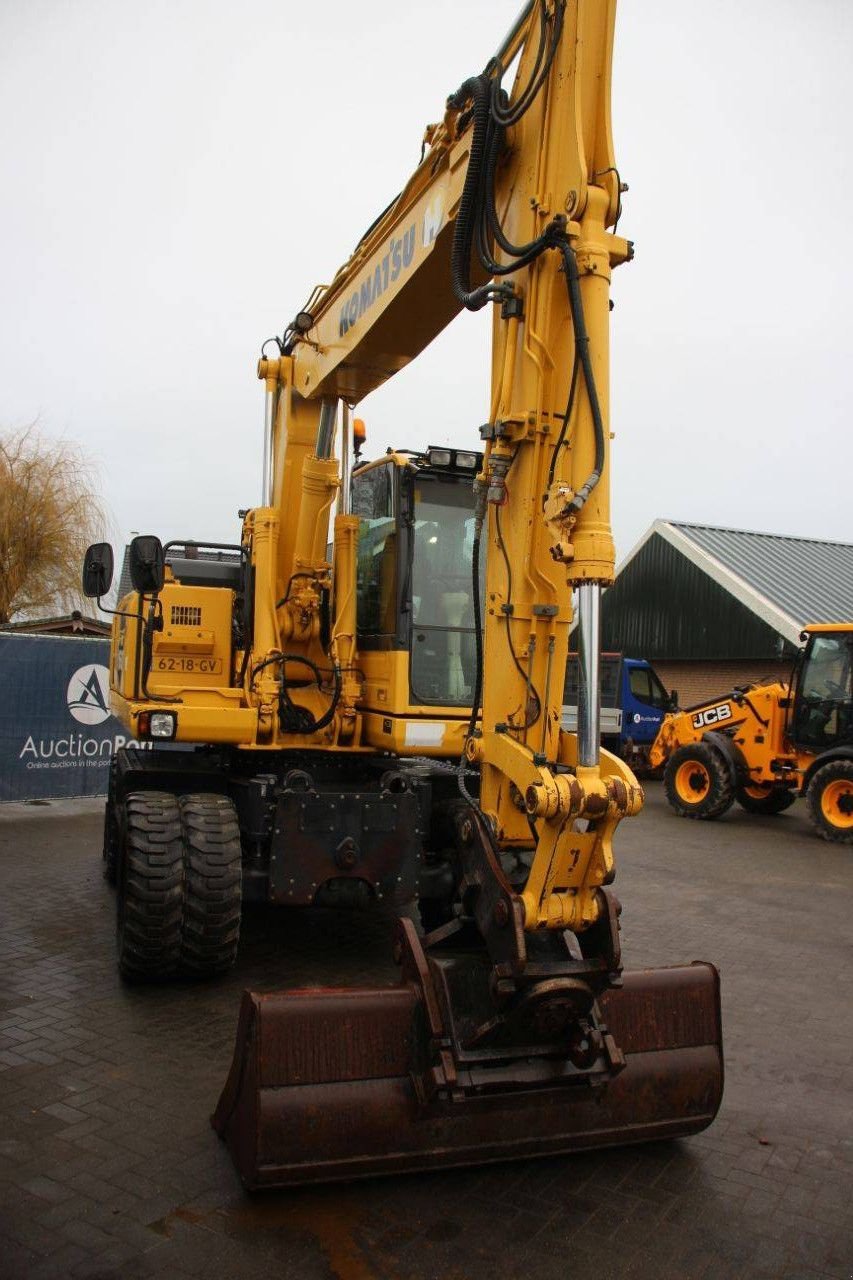 Mobilbagger typu Komatsu PW160-8, Gebrauchtmaschine w Antwerpen (Zdjęcie 7)