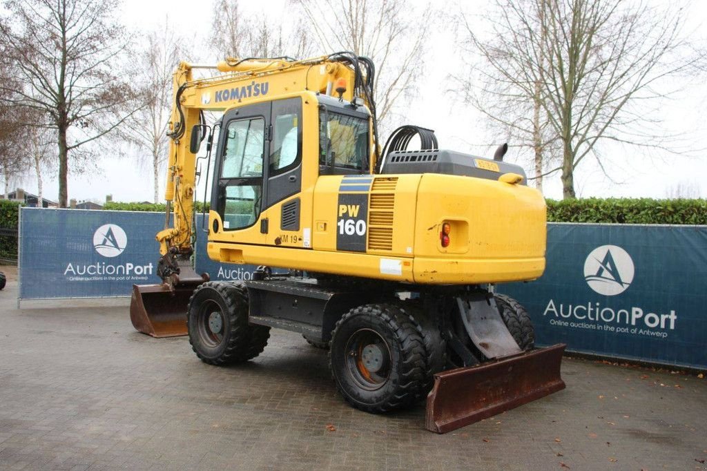 Mobilbagger tip Komatsu PW160-8, Gebrauchtmaschine in Antwerpen (Poză 3)