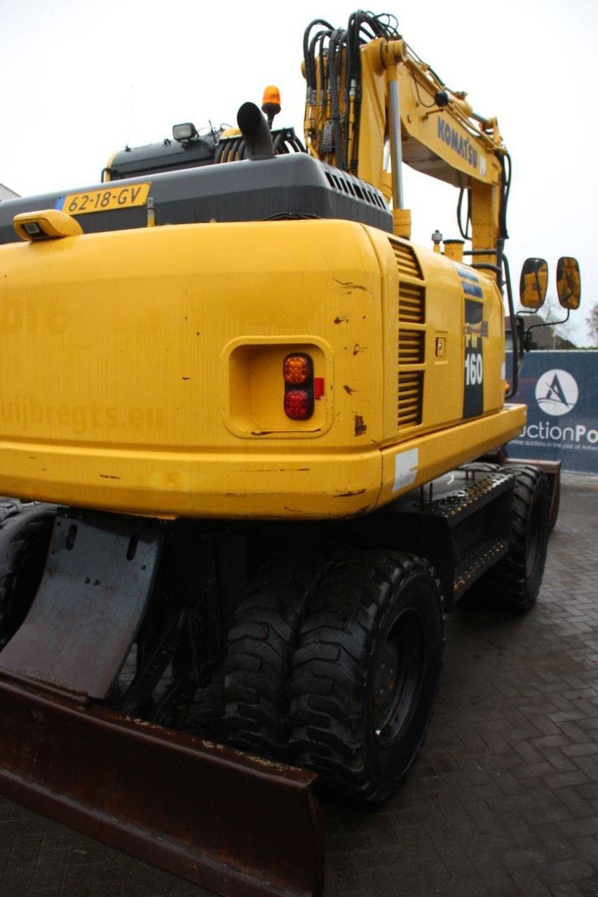 Mobilbagger typu Komatsu PW160-8, Gebrauchtmaschine w Antwerpen (Zdjęcie 5)