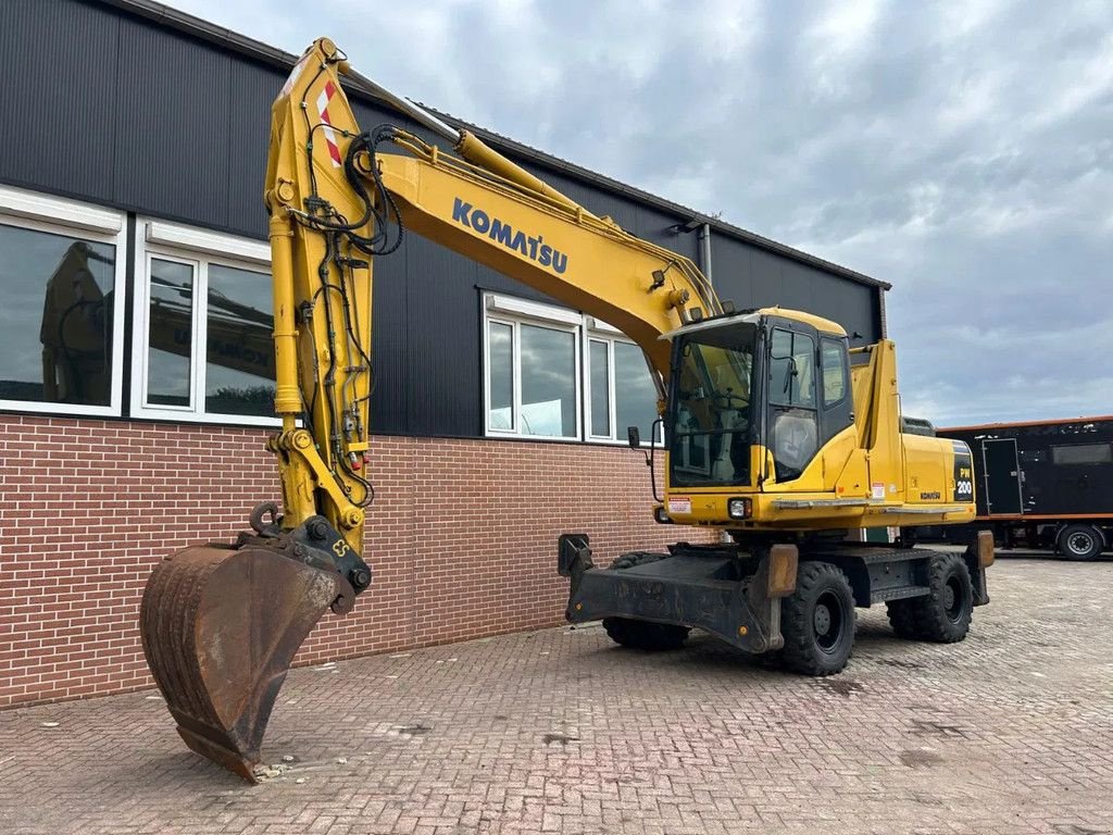 Mobilbagger του τύπου Komatsu PW200, Gebrauchtmaschine σε Barneveld (Φωτογραφία 1)